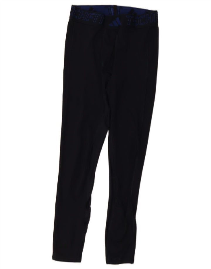 Leggings Aeroready pentru femei Adidas UK 12 Poliester mediu albastru bleumarin