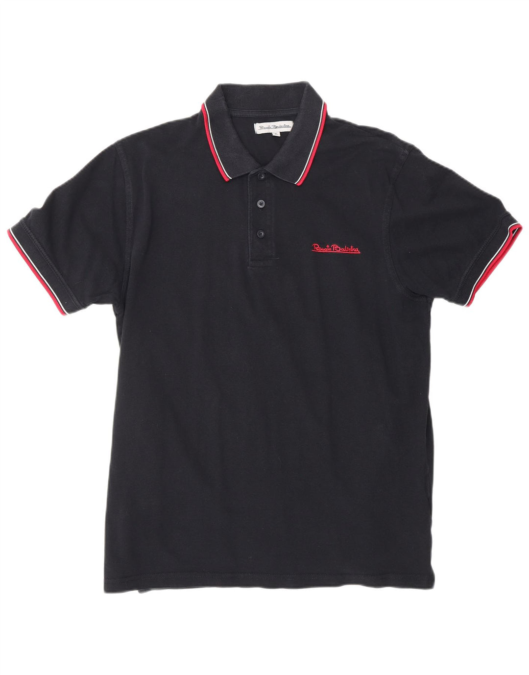 RENATO BALESTRA Tricou Polo XL Bumbac Negru