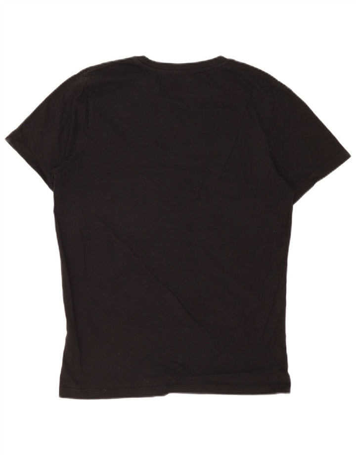 Jack & Jones Tricou Bărbați Top Mediu Negru Bumbac