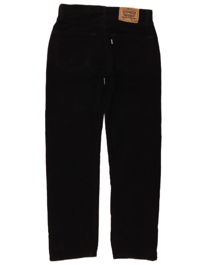 Blugi drepti pentru bărbați Levi's 551 W32 L30 bumbac negru