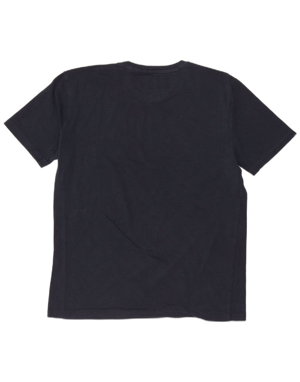 Tricou ZARA Bărbați Slim Fit Top XL Bleumarin