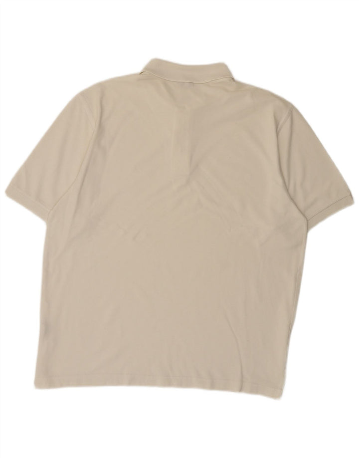 Tricou polo Invicta pentru bărbați, mare, alb, din bumbac