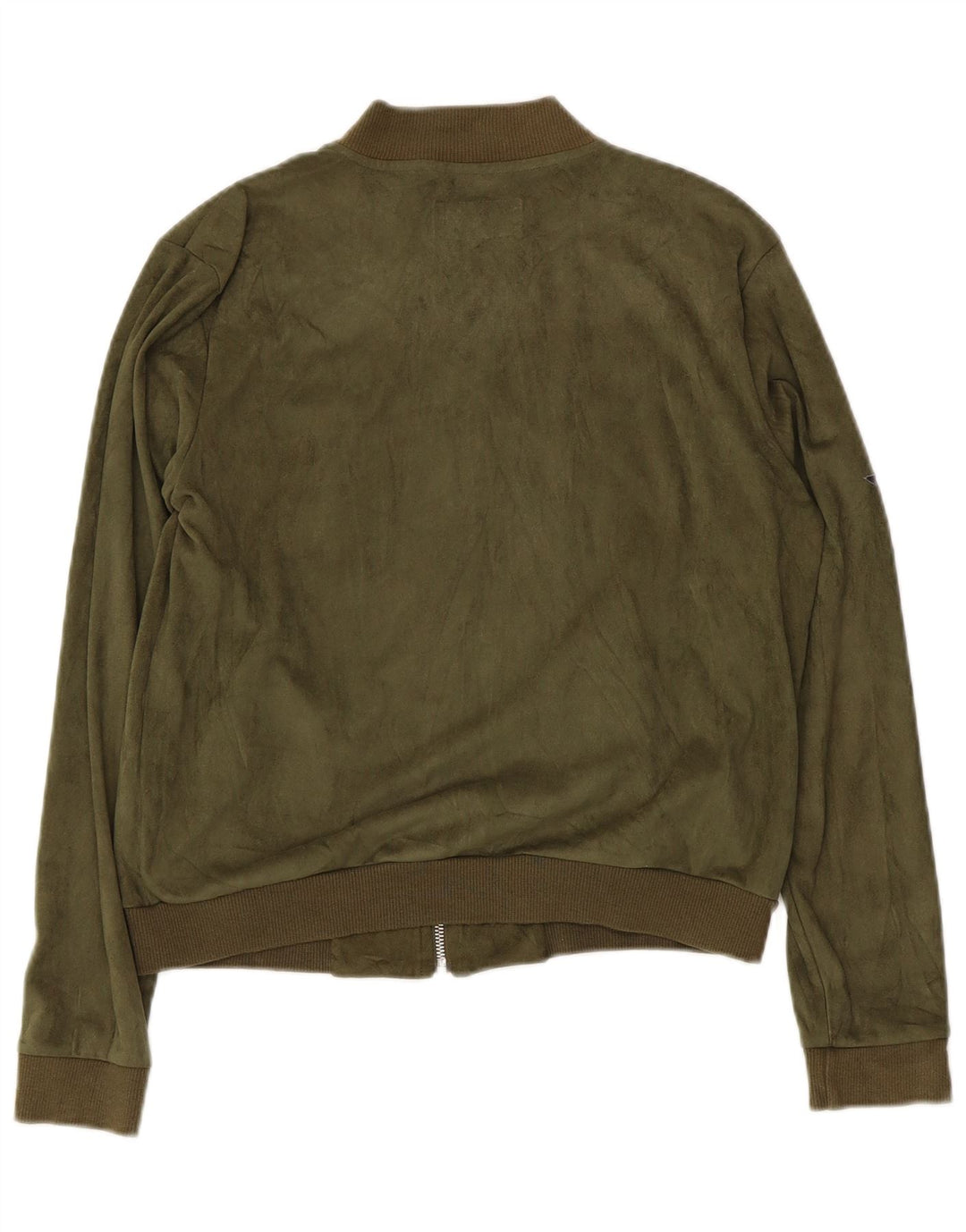 Hard Rock Cafe pentru femei Dubai Crop Bomber Jacket UK 14 Poliester verde mediu