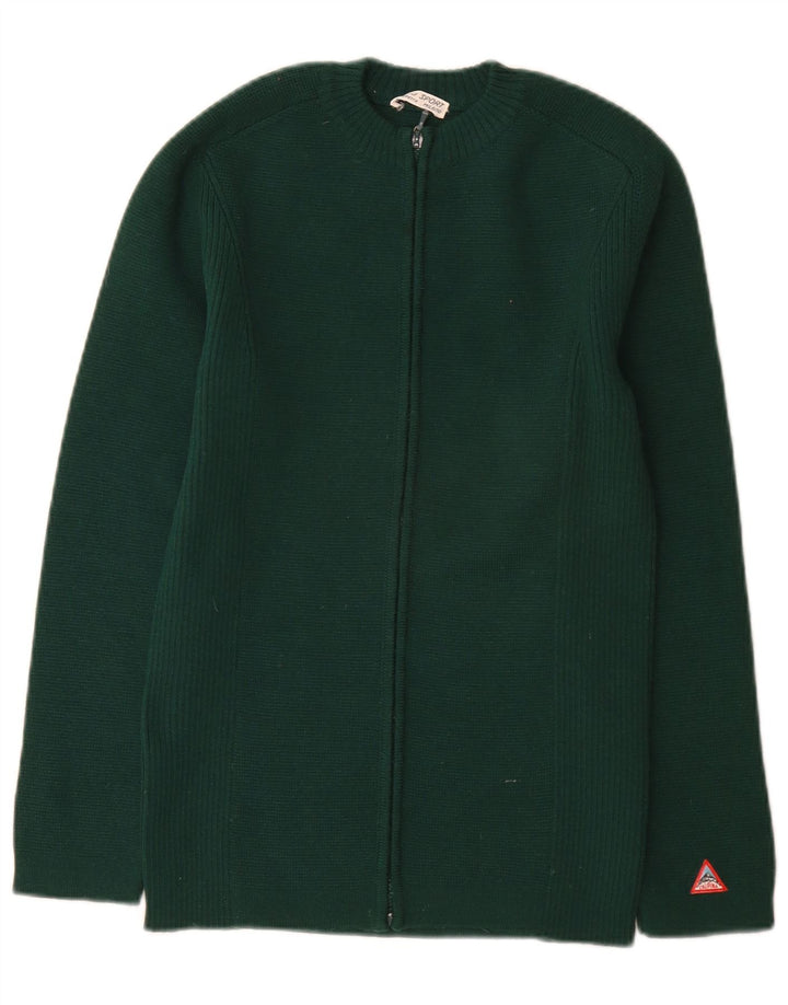 Pulover cardigan pentru bărbați L'ALPINA IT 50 verde mediu