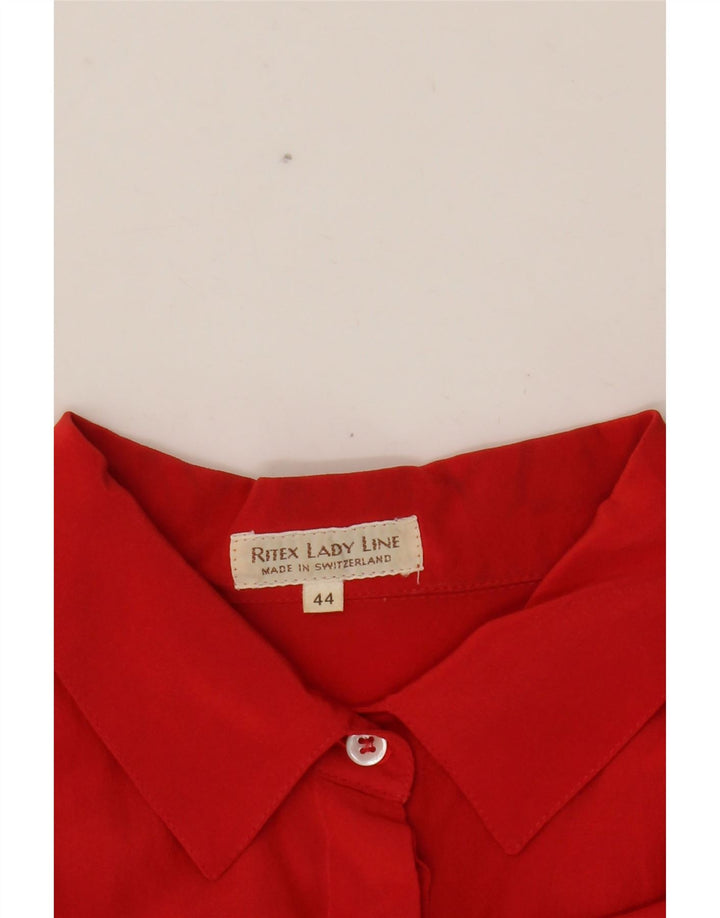Bluză cămașă pentru femei VINTAGE IT 44 Medium Red