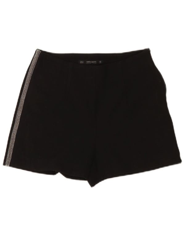Pantaloni cu talie înaltă pentru femei Zara XS W24 Poliester negru