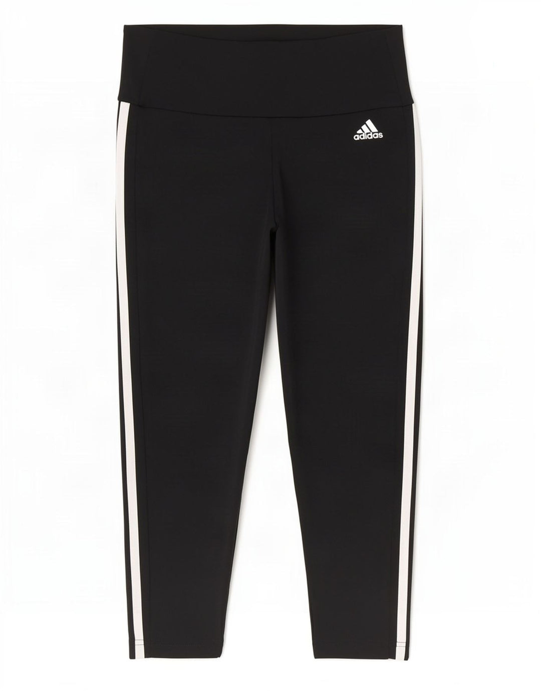 Leggings Adidas Aeroready Capri pentru femei UK 8/10 Poliester negru mic