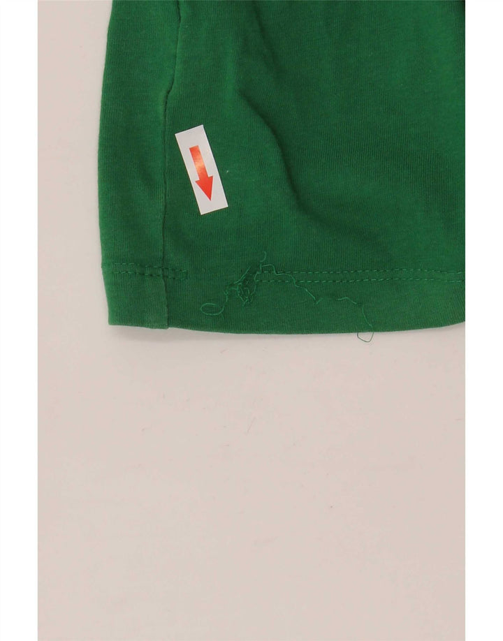 Tricou grafic Celtics NBA pentru bărbați Top din bumbac verde mediu