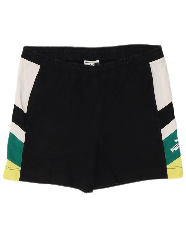 Pantaloni scurți sport PUMA pentru bărbați, mari, negru, color block