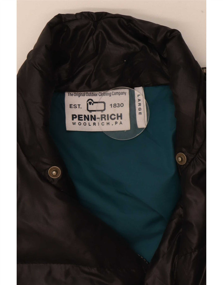 Jachetă căptușită pentru bărbați Woolrich UK 40 Large Black