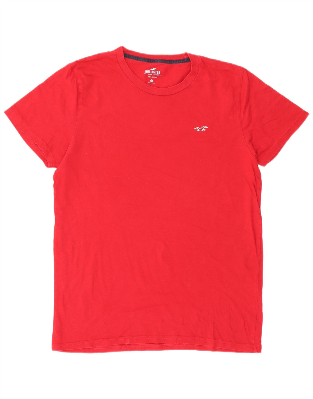 Tricou pentru bărbați Hollister Top Medium Red Bumbac