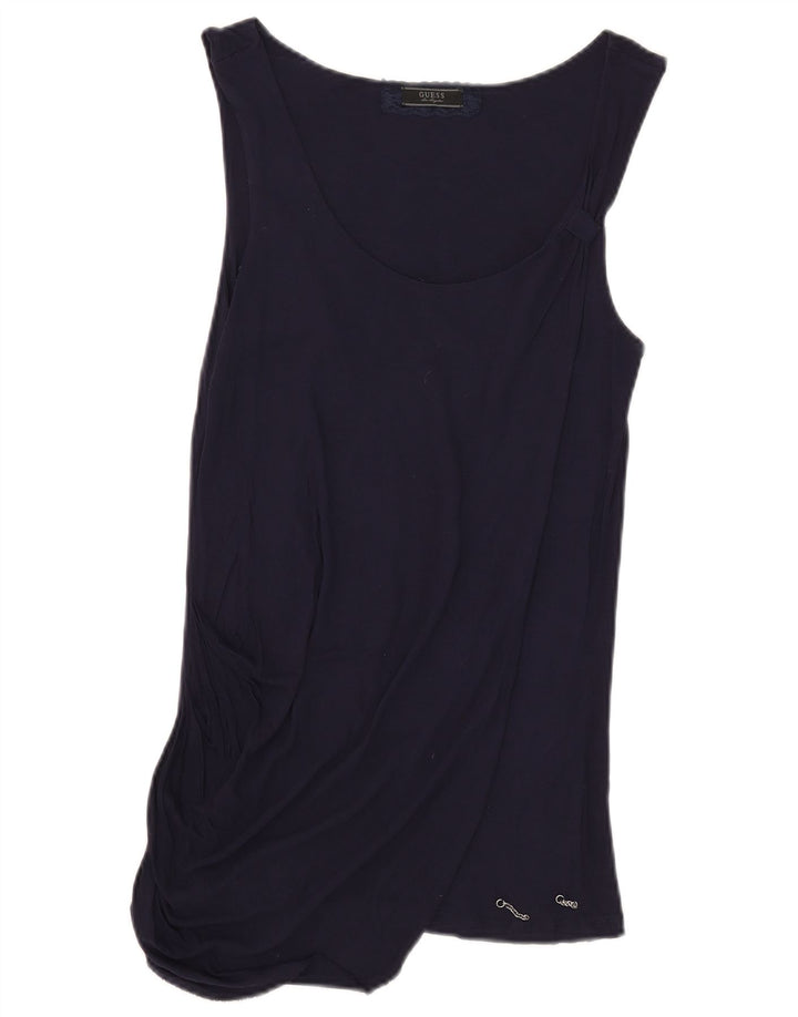 Bluză fără mâneci pentru femei Guess UK 8 Small Bleumarin
