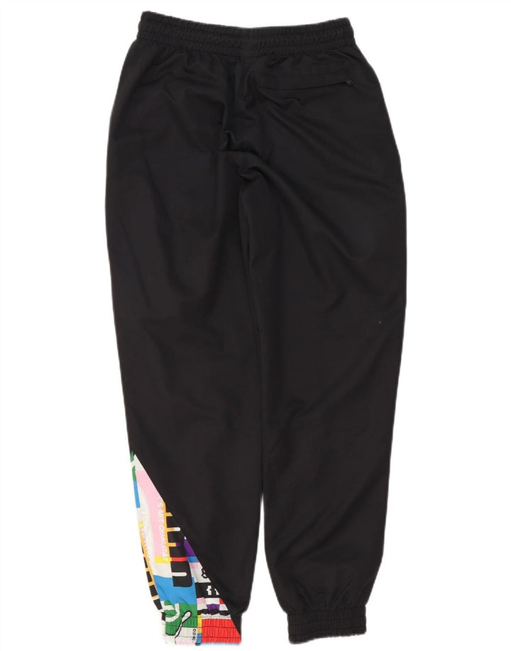 Pantaloni de trening grafic PUMA pentru bărbați Pantaloni de jogging, poliester negru mic