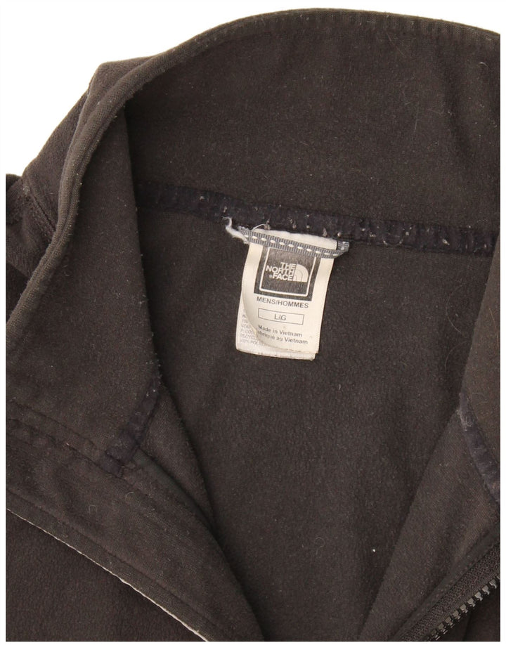 The North Face Mens Fleece Jacket UK 40 Large Black Poliester