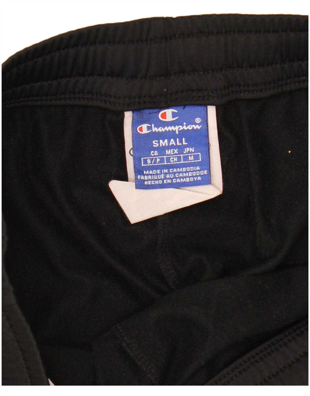 Pantaloni de trening pentru bărbați Champion Pantaloni de jogging Mici Poliester negru
