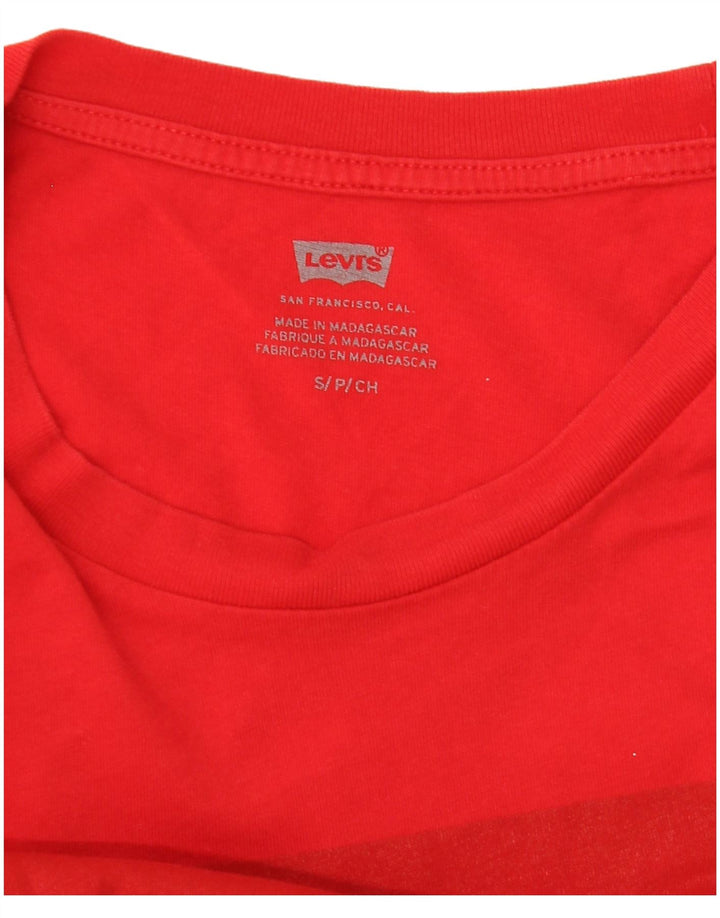 Tricou grafic Levi's pentru femei Top UK 10 Small Red