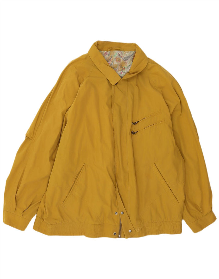 Jachetă vintage pentru bărbați IT 56 3XL, bumbac galben