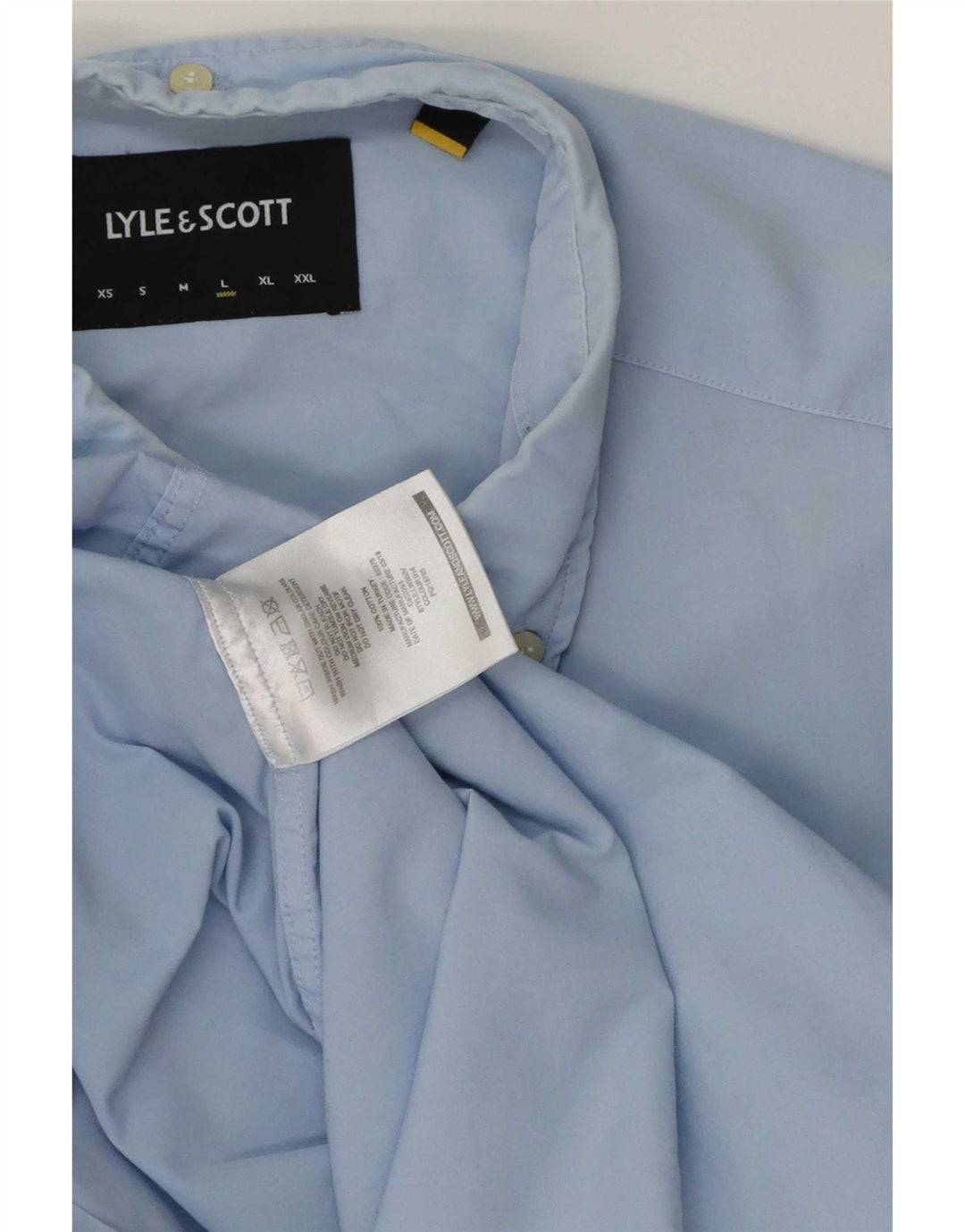 Cămașă pentru bărbați Lyle & Scott, mare, albastru, bumbac