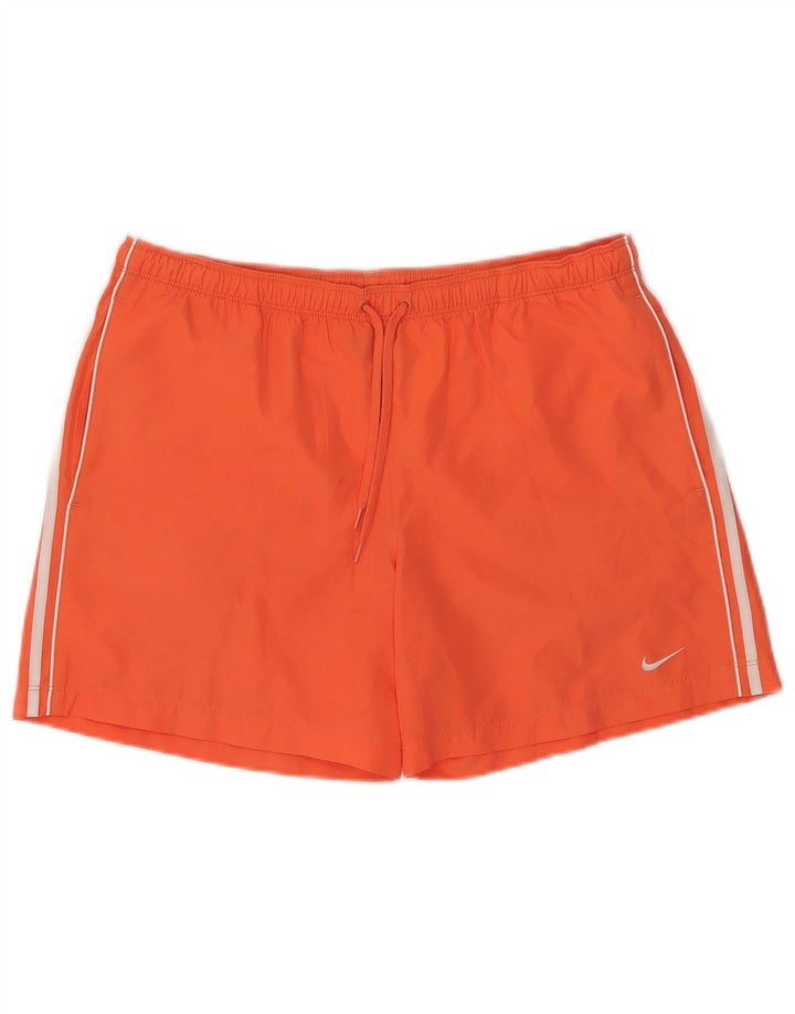 Pantaloni scurti sport pentru femei NIKE UK 10/12 portocaliu mediu