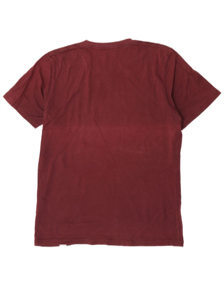 Tricou grafic pentru bărbați Carhartt Top Medium Burgundy Bumbac