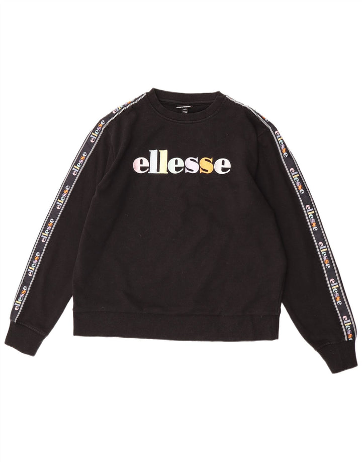 Pulover supradimensionat cu grafic pentru femei Ellesse UK 10 Mic Negru