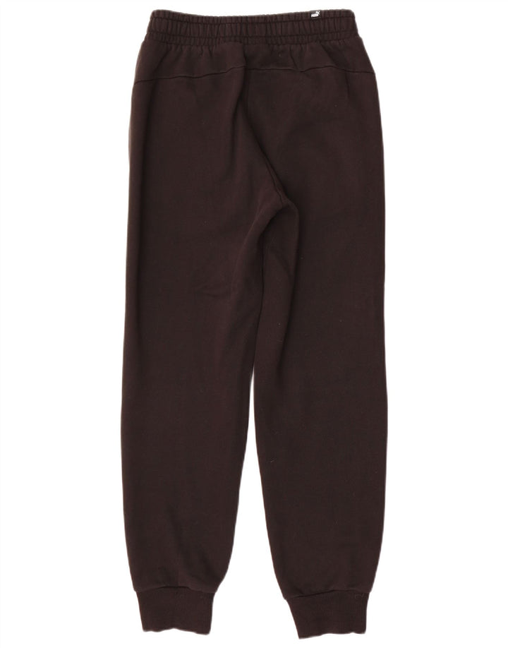 Pantaloni de trening Puma pentru bărbați Joggeri mici din bumbac negru