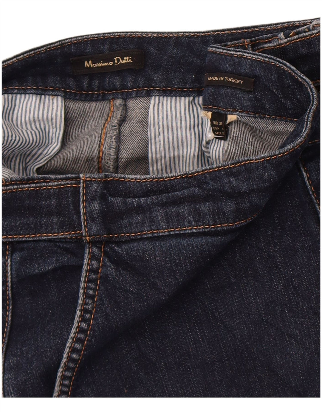 Blugi evazați pentru femei Massimo Dutti EU 36 XS W26 L30 Bleumarin