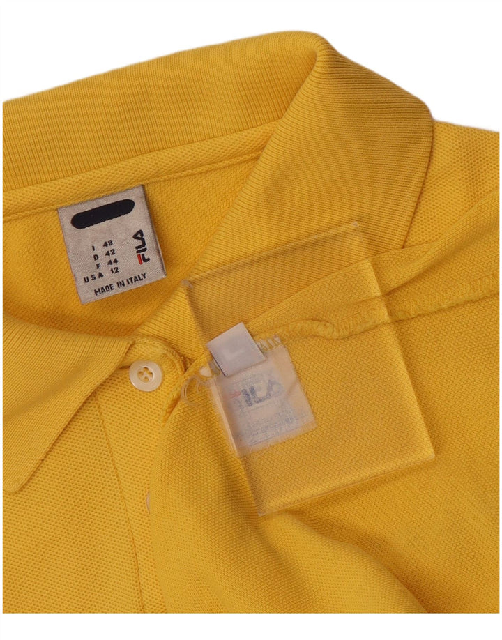 Tricou Polo Femei Fila IT 48 XL Bumbac Galben