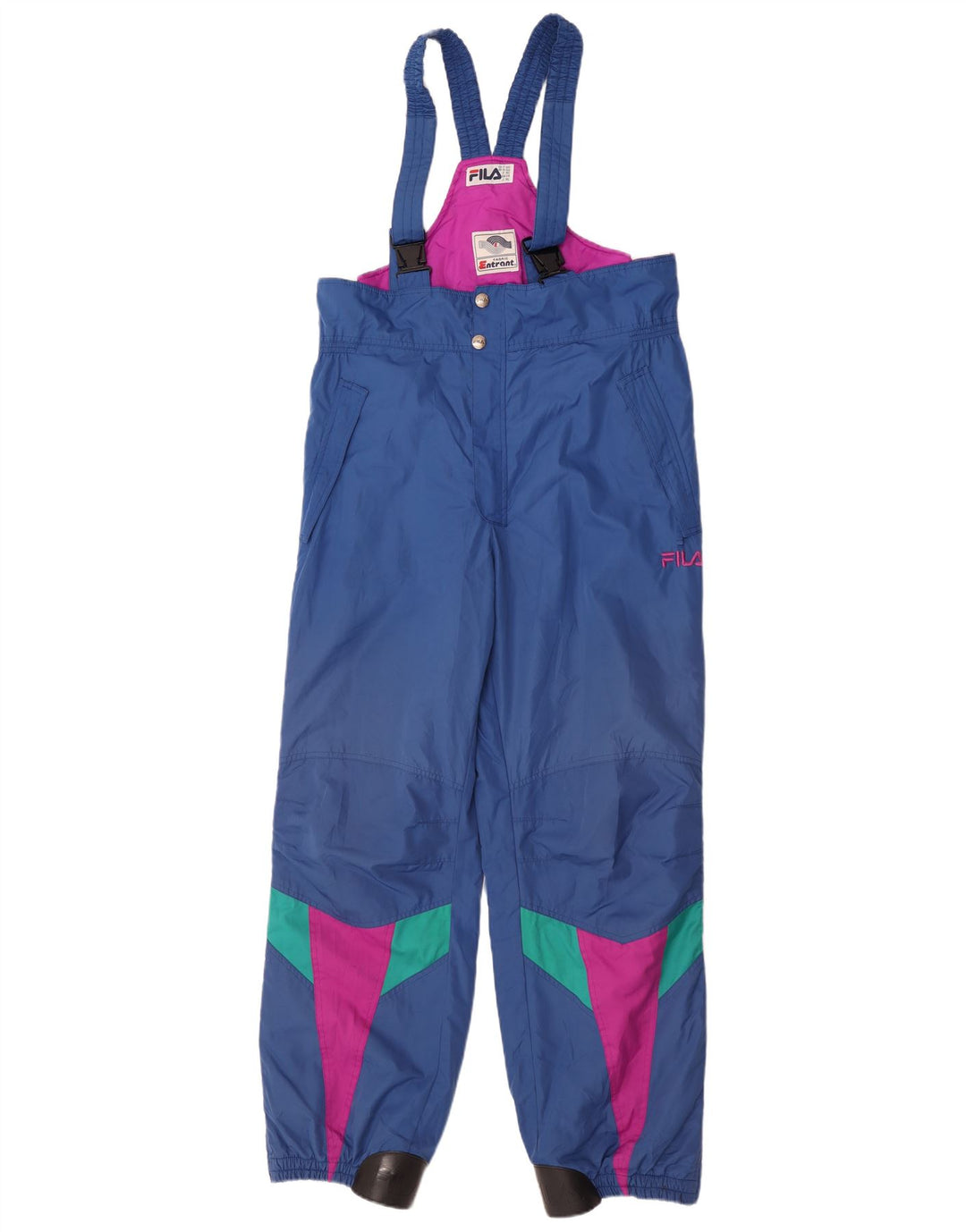 Pantaloni de schi Fila pentru bărbați, IT 50, mare, albastru, poliester color bloc
