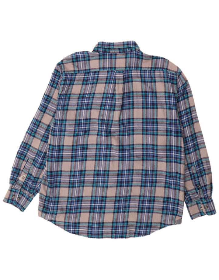 Cămașă Izod Flanel XL Blue Check Bumbac
