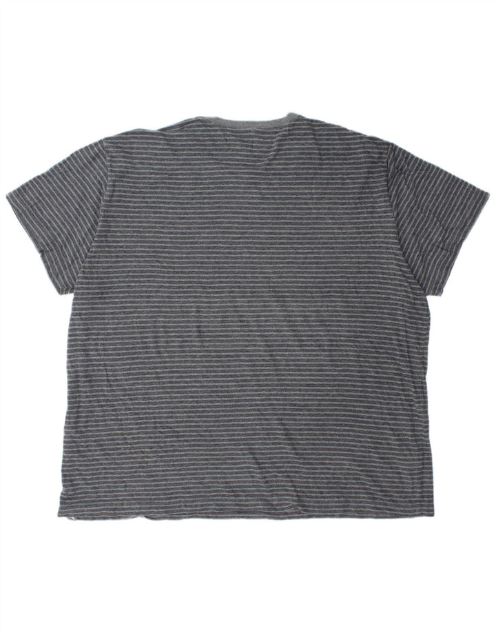 EDDIE BAUER Tricou pentru bărbați Top 2XL bumbac cu dungi gri