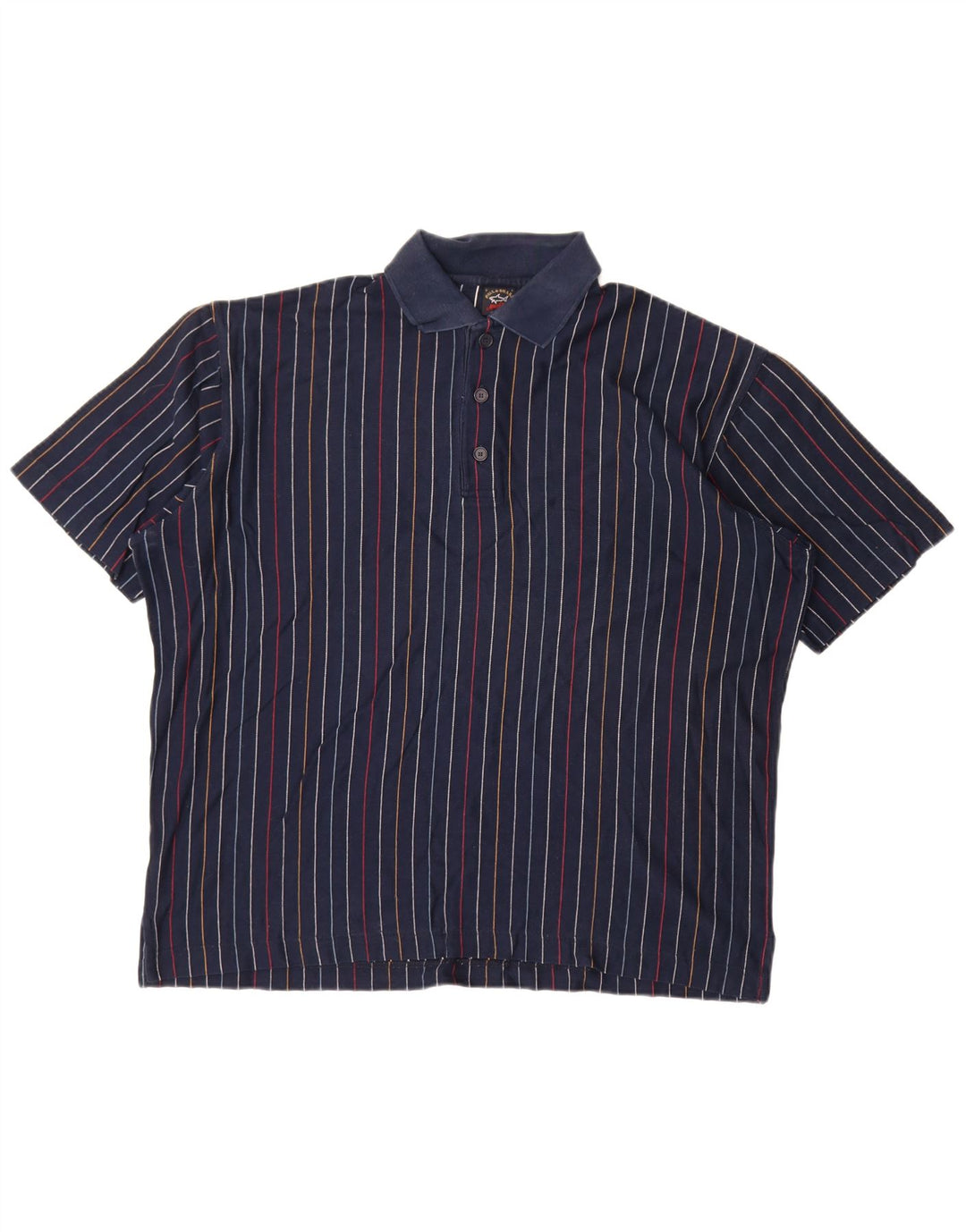 Cămașă polo pentru bărbați Paul & Shark, mare, bleumarin, cu dungi