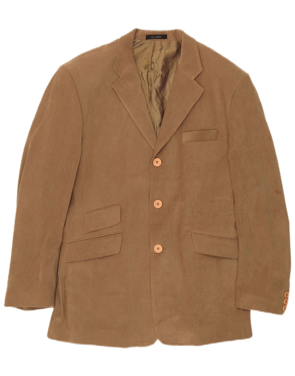 Jachetă cu 3 nasturi pentru bărbați All Saints UK 42 XL poliester bej