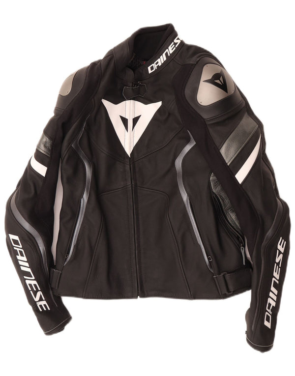 Jachetă Dainese din piele pentru motociclist IT 42 Medium Black din piele