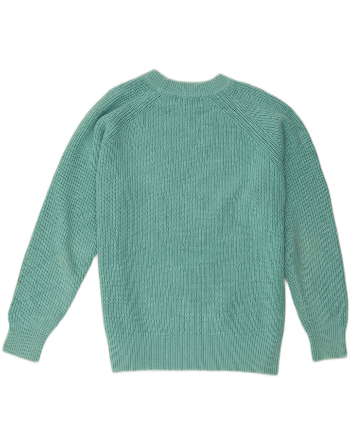 Pulover pentru femei Marks & Spencer cu decolteu triplu Turcoaz mediu UK 14
