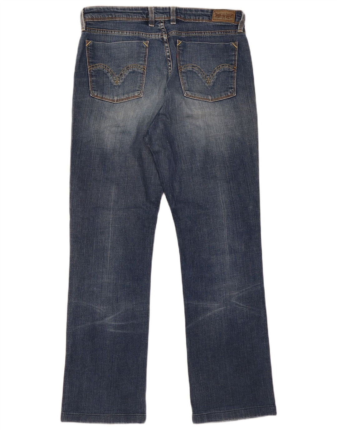 Blugi drepti pentru femei Levi's 627 W34 L30 Bumbac albastru