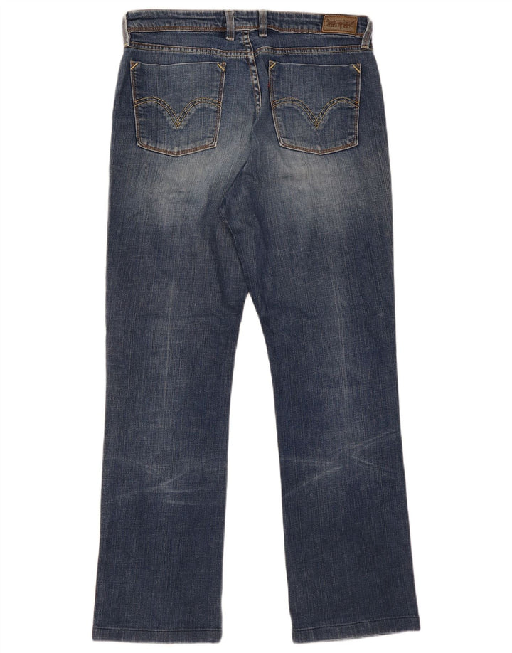 Blugi drepti pentru femei Levi's 627 W34 L30 Bumbac albastru