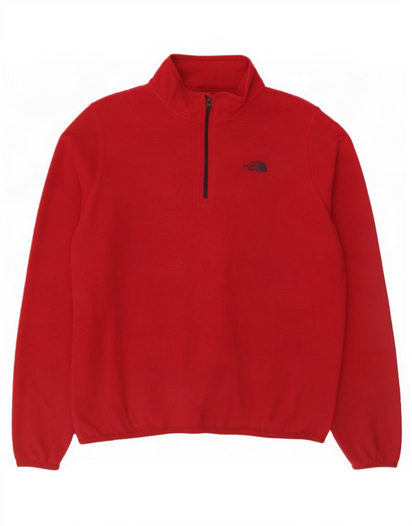 Pulover pentru femei The North Face Polartec Zip Neck Fleece UK 14 Large Red