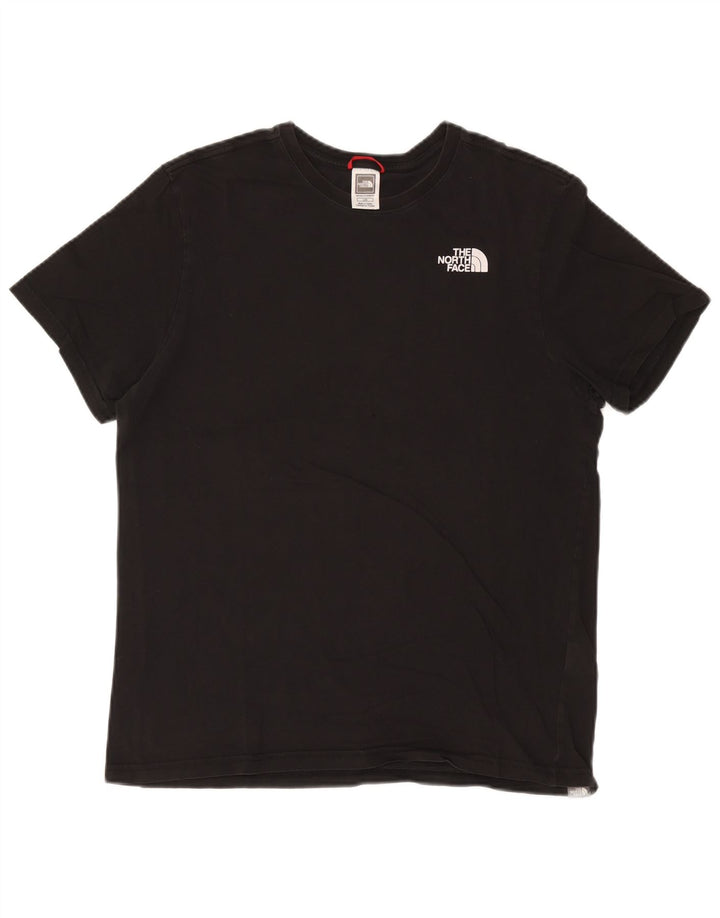 Tricou grafic pentru bărbați The North Face Top mare din bumbac negru