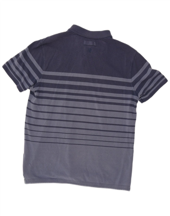 Tricou polo pentru bărbați Fat Face, mare, cu dungi albastre, bumbac