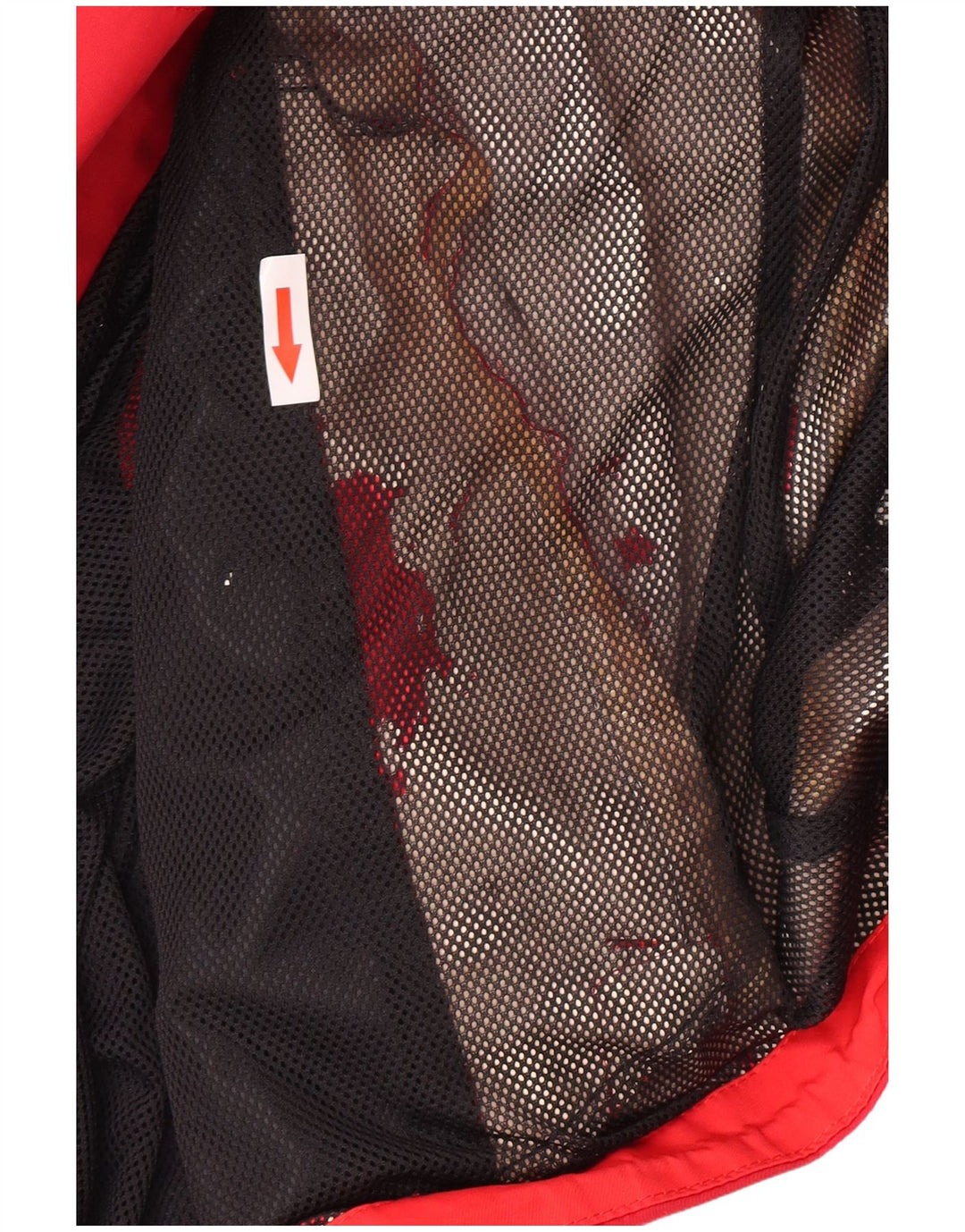 Jack Wolfskin Jachetă de ploaie cu glugă pentru femei UK 22/24 2XL Roșu