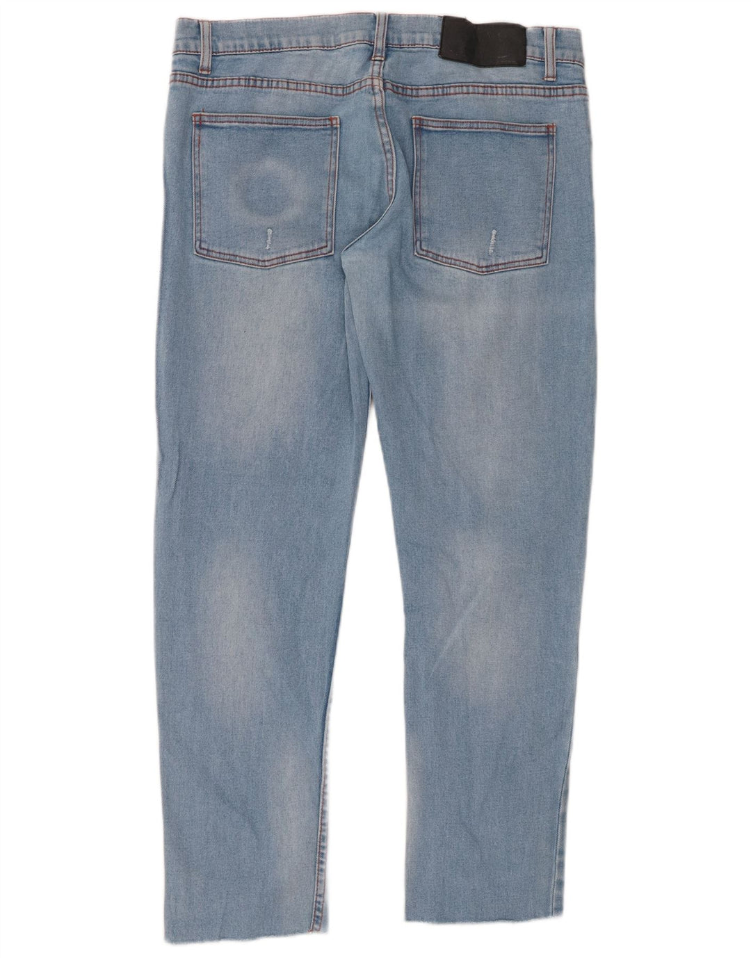 CHEAP MONDAY Blugi slim pentru bărbați Distressed W32 L28 Bumbac albastru