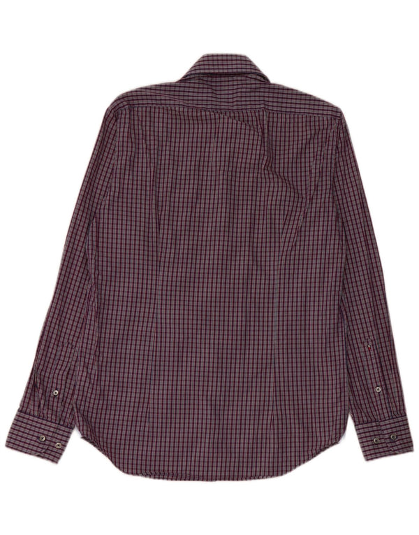 Cămașă pentru bărbați Tommy Hilfiger Mărimea 38 15 Medium Bleumarin Vichy Bumbac