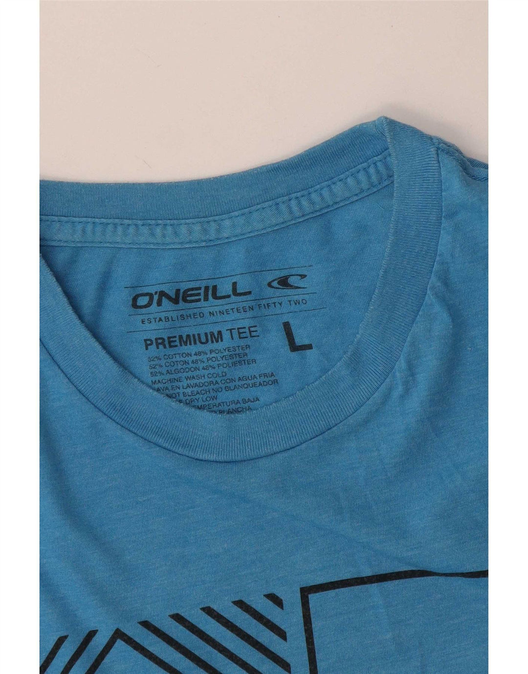 Tricou grafic pentru bărbați O'Neill Top mare, albastru, bumbac
