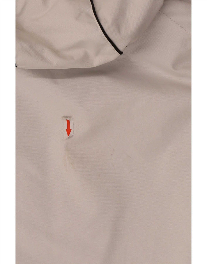 Brugi Womens Hooded Padded Jacket UK 14 Medium White Polyamide