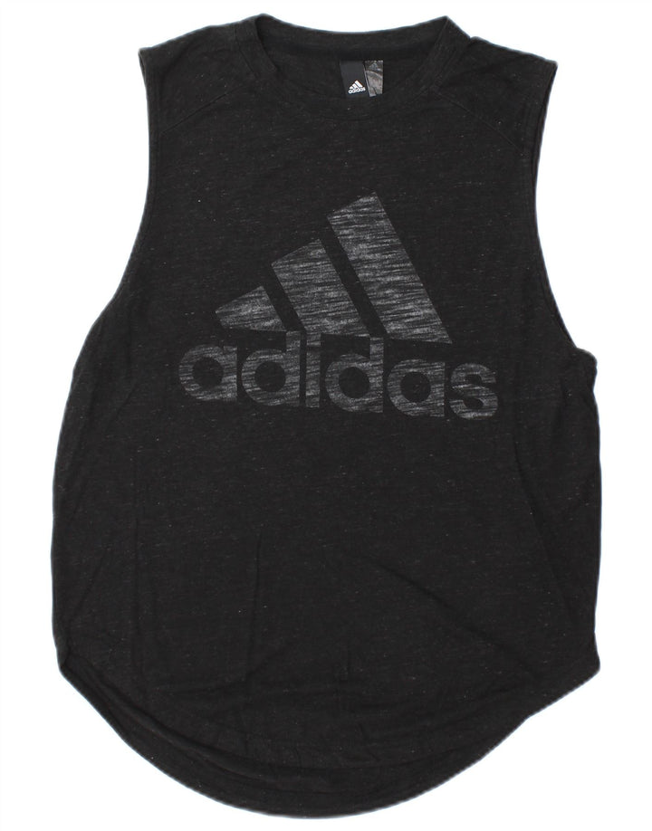 Vesta grafică pentru bărbați Adidas, mic, negru, raion