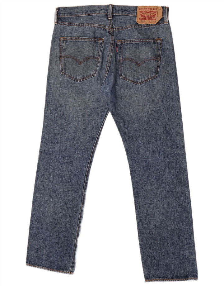 Blugi drepti pentru bărbați Levi's 501 W32 L30 Bumbac albastru