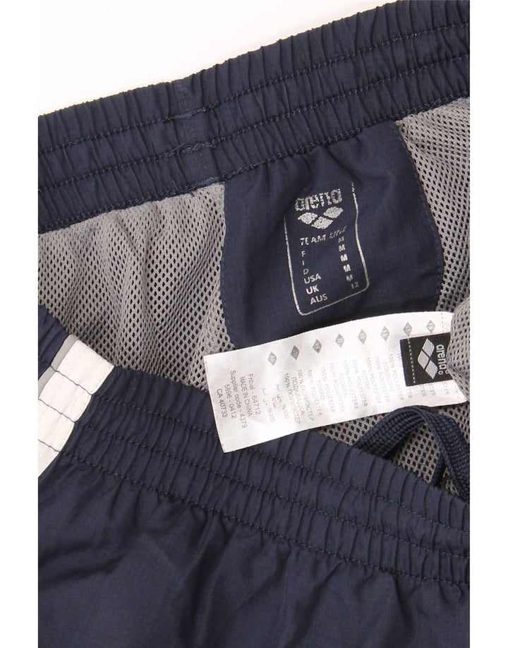 Pantaloni de trening pentru bărbați Arena, medii, albastru, poliester color bloc