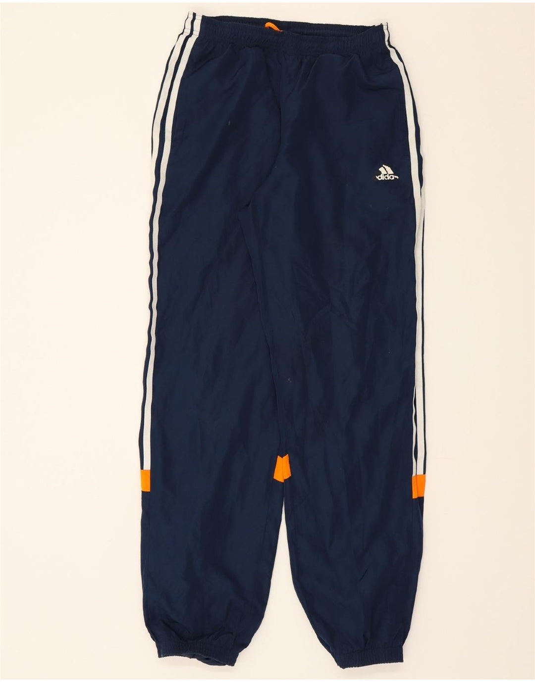 ADIDAS Mens Tracksuit Trousers Joggers Small  Navy Blue Vintage Adidas and Second-Hand Adidas from Messina Hembry 