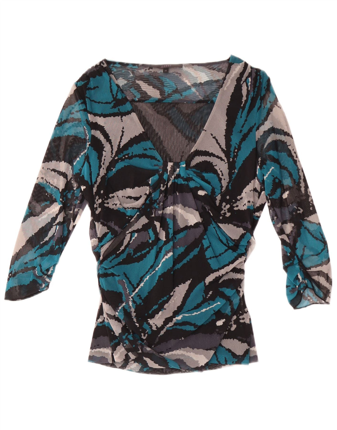 Bluză cu model abstract pentru femei Coast UK 14 Medium Multicolor